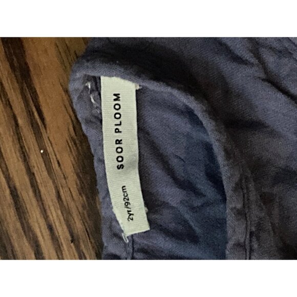 Soor Ploom Blue Dress 2 YR Excellent Used Condition - Picture 3 of 3